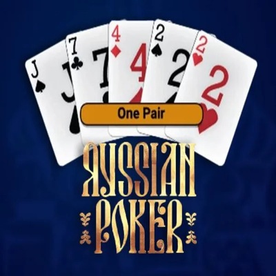 Russian Poker online game logo by OneTouch Games on only-spins.co.uk